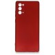  Samsung Galaxy Note 20 Kılıf First Silikon - Bordo