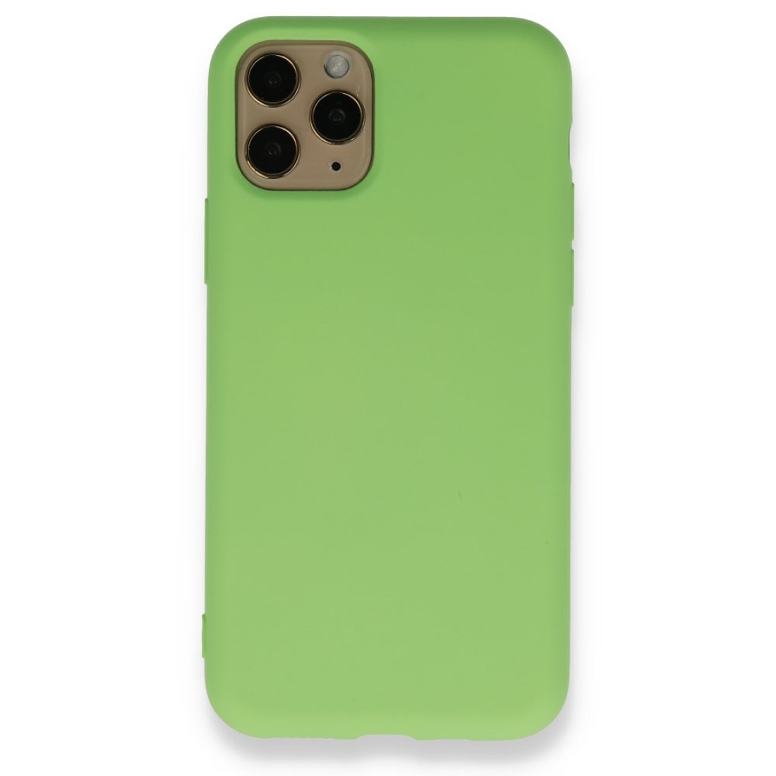  iPhone 11 Pro Kılıf Nano içi Kadife Silikon - Yeşil