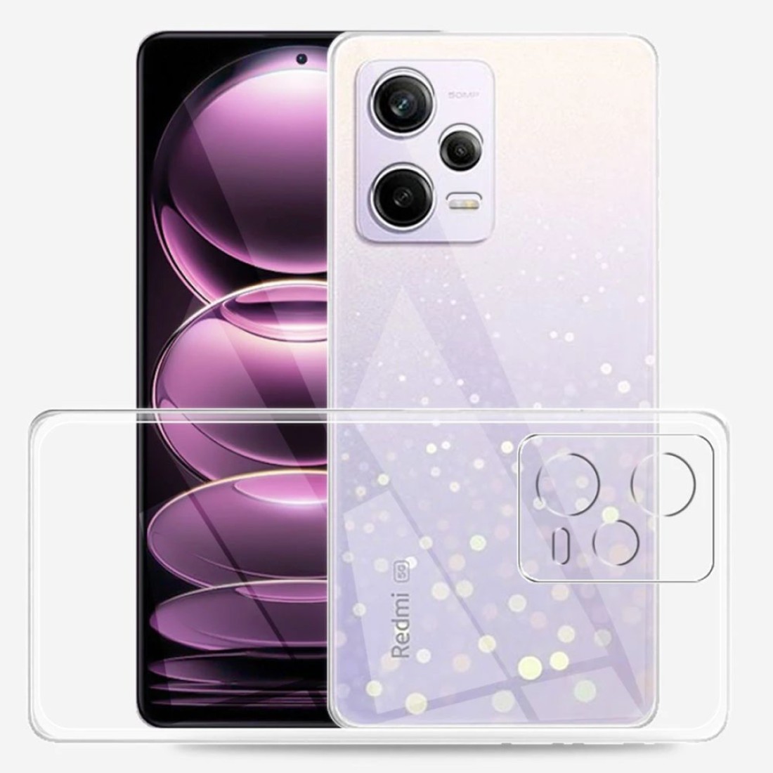  Xiaomi Redmi Note 12 Pro 5G Kılıf Lüx Şeffaf Silikon