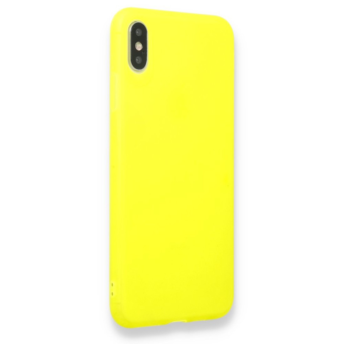  iPhone XS Kılıf Hopi Silikon - Sarı