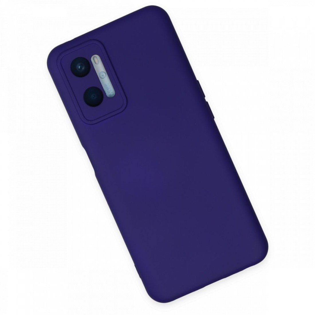  Oppo A96 Kılıf Nano içi Kadife Silikon - Mor
