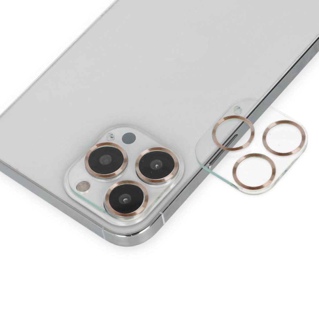  iPhone 14 Pro Band Metal Kamera Lens - Gold