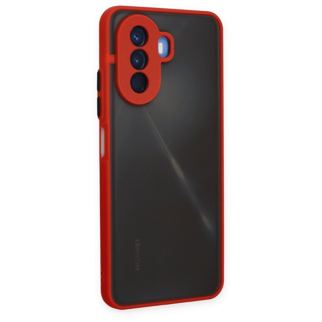  Huawei Nova Y70 Kılıf Montreal Silikon Kapak - Kırmızı