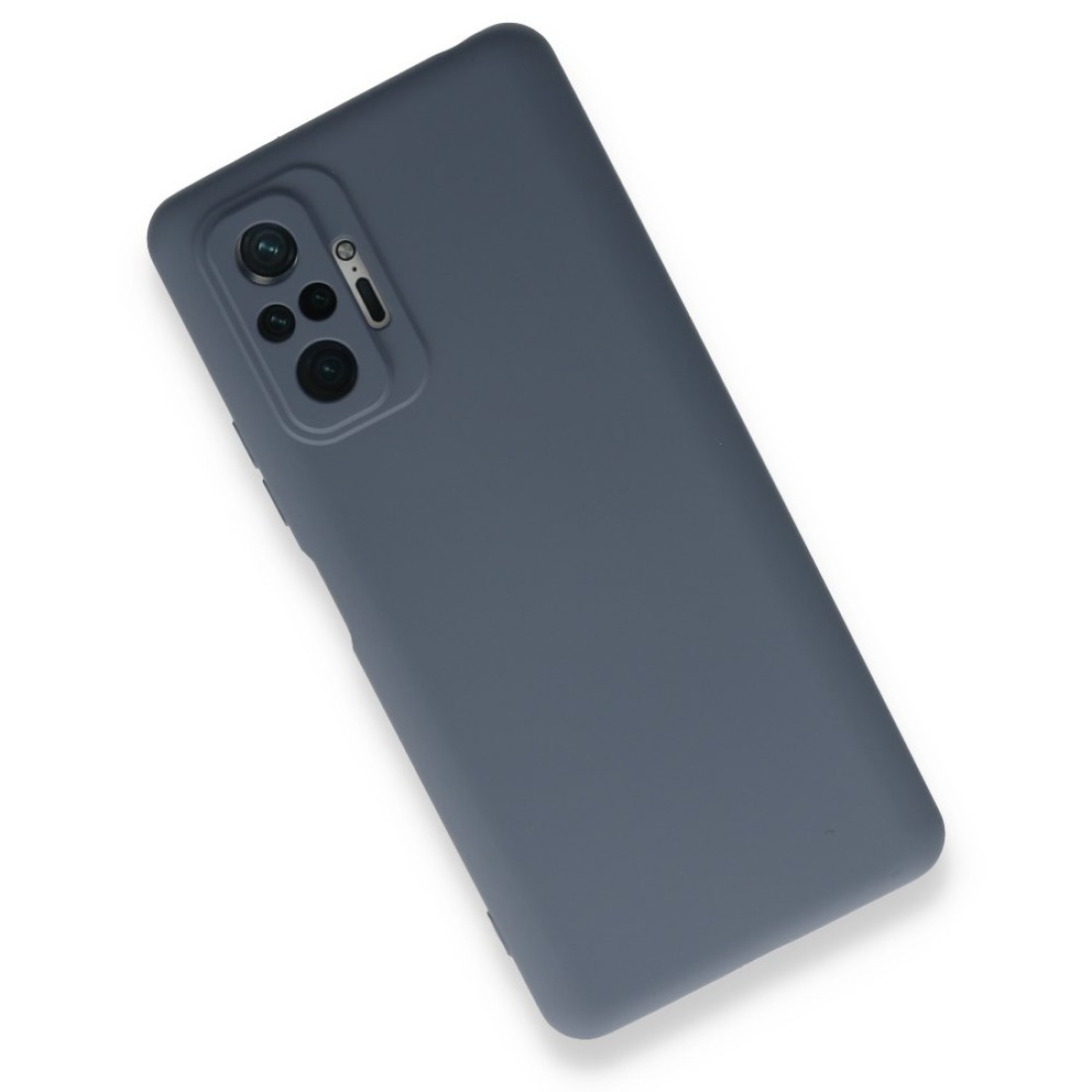 Xiaomi Redmi Note 10 Pro Kılıf Nano içi Kadife Silikon - Gri Xiaomi Redmi Note 10 Pro Kılıf Nano içi Kadife Silikon - Gri