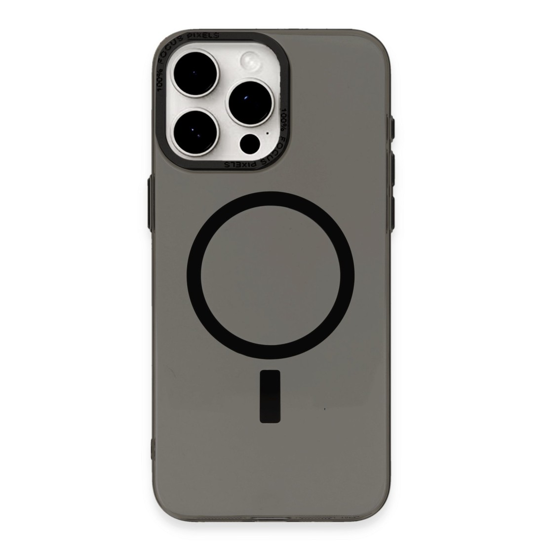 iPhone 15 Pro Max Kılıf Anka PC Magneticsafe Sert Metal Kapak - Siyah iPhone 15 Pro Max Kılıf Anka PC Magneticsafe Sert Metal Kapak - Siyah