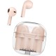  LS-09 Bluetooth 5.3 TWS Kablosuz Airpods Kulaklık - Pembe