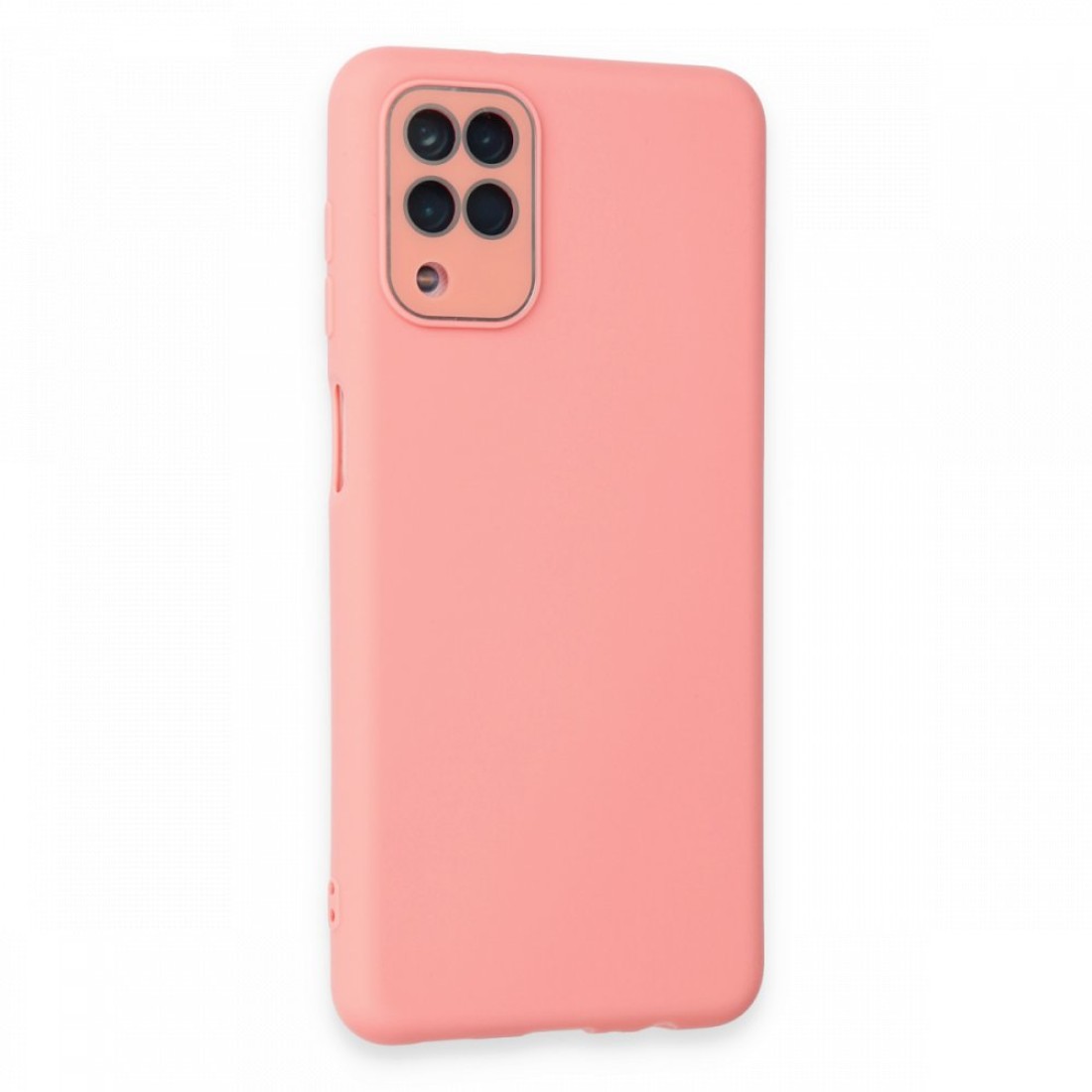  Samsung Galaxy M32 Kılıf Lansman Glass Kapak - Pembe