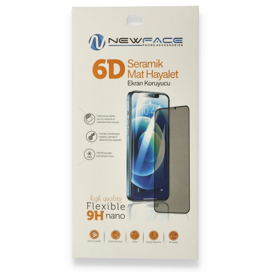  iPhone 14 Pro 6D Mat Seramik Hayalet Nano Ekran Koruyucu