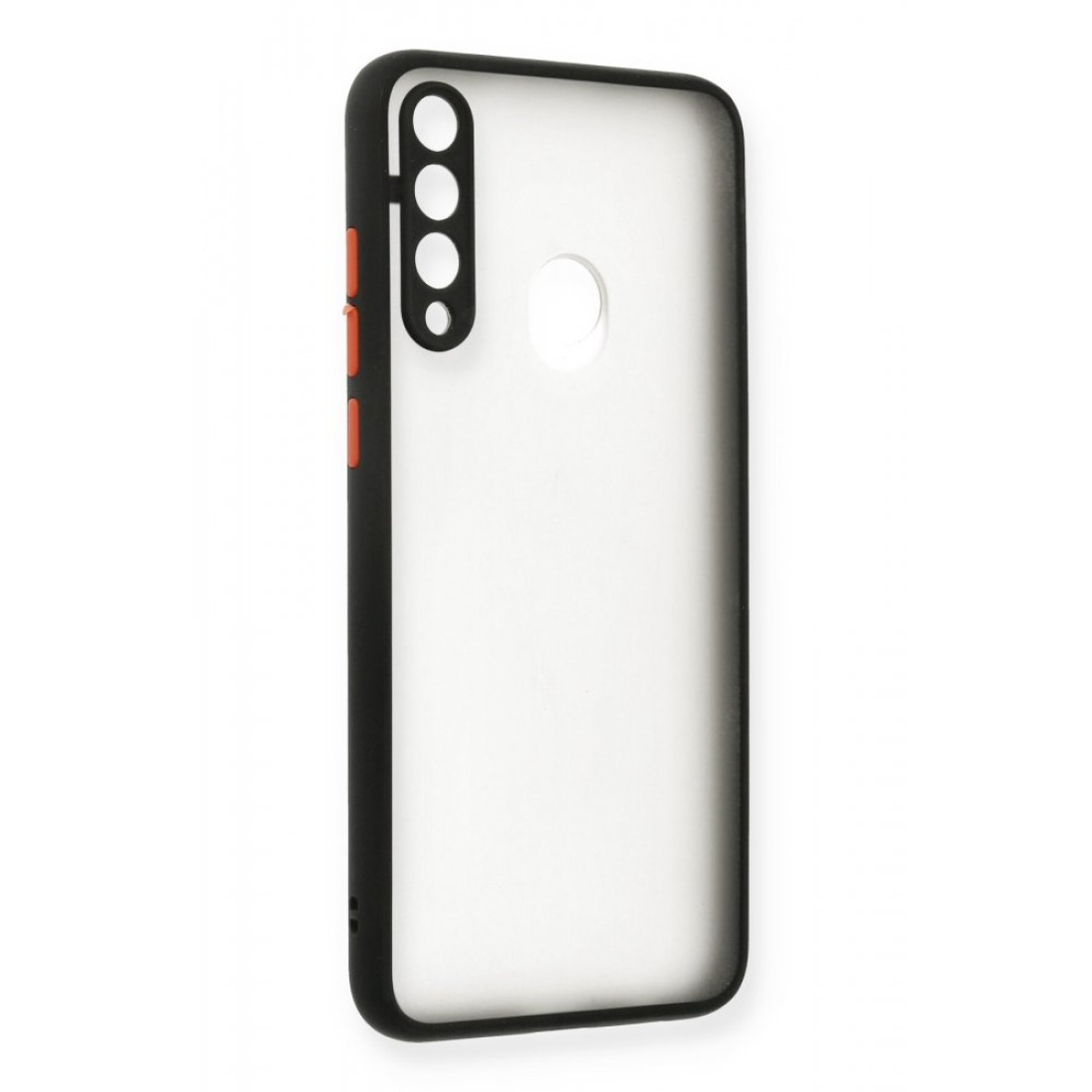  Huawei Y6P Kılıf Montreal Silikon Kapak - Siyah