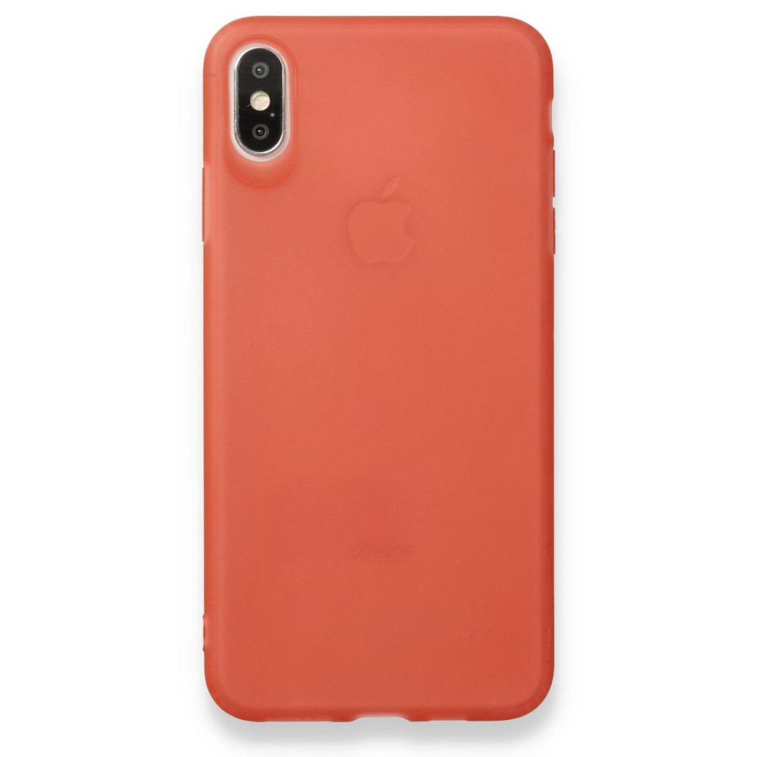 Newface iPhone X Kılıf Hopi Silikon - Kırmızı