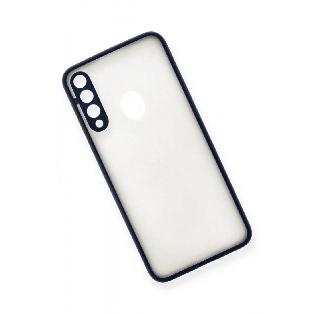  Huawei Y6P Kılıf Montreal Silikon Kapak - Lacivert