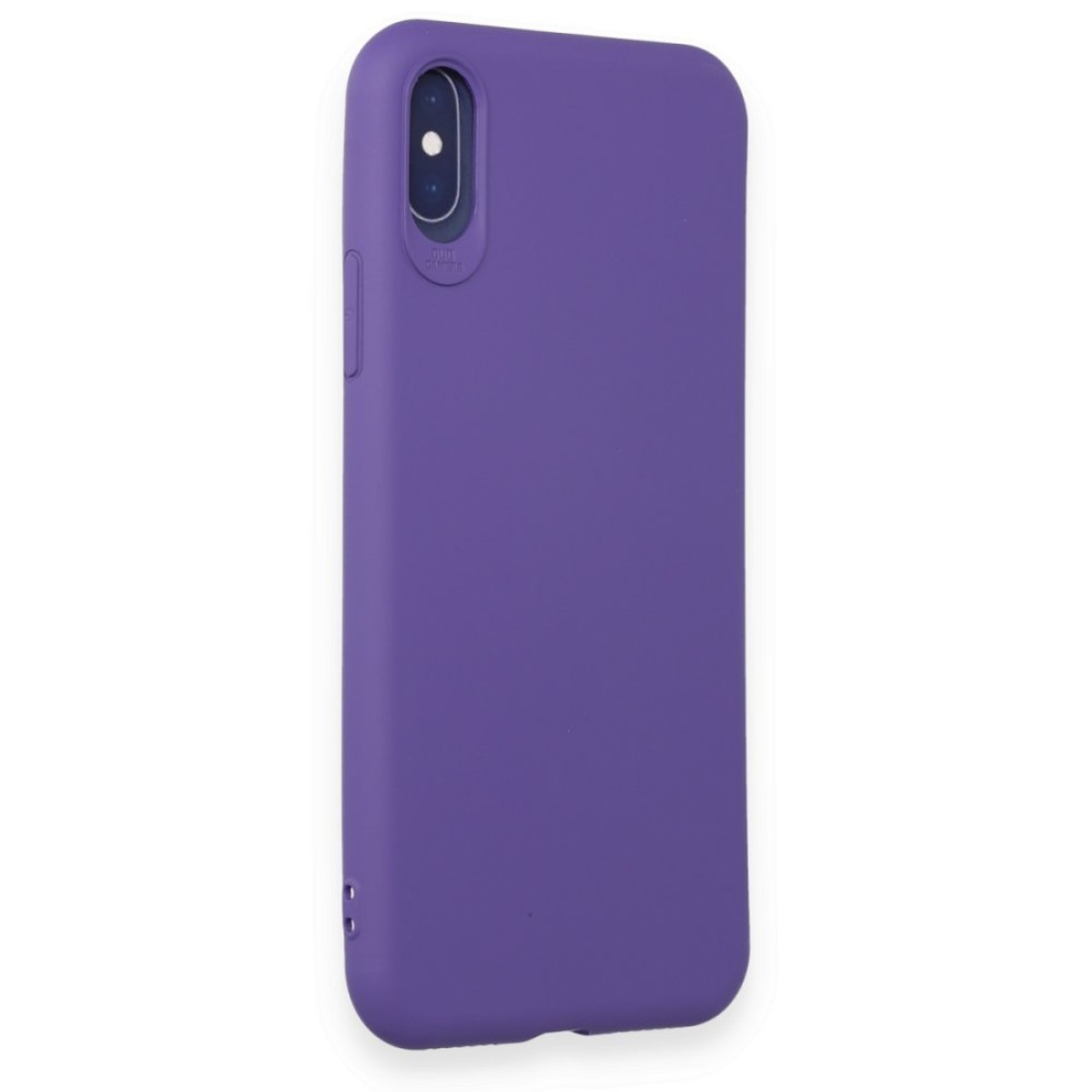 iPhone XS Kılıf First Silikon - Mor iPhone XS Kılıf First Silikon - Mor