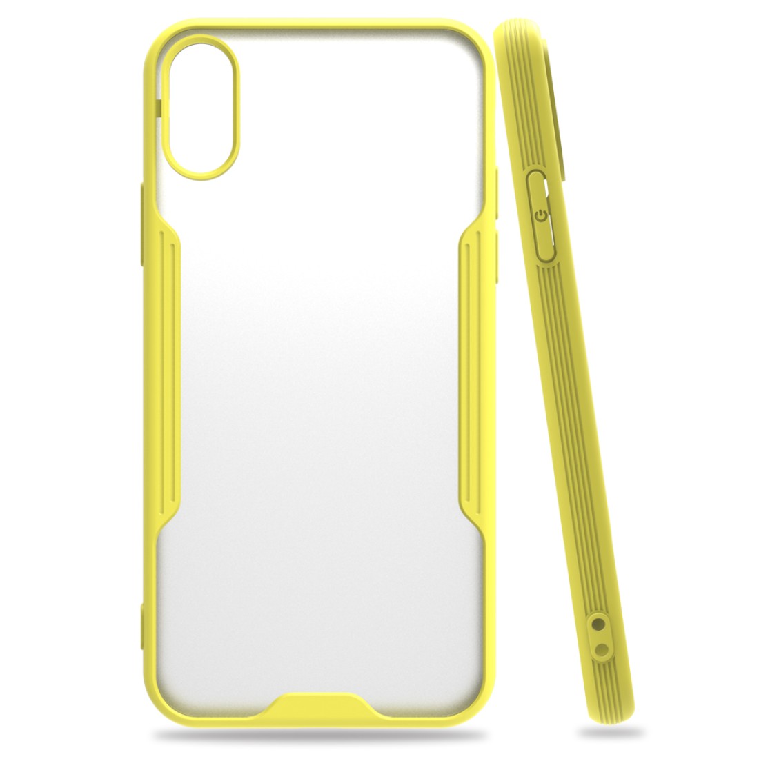  iPhone XS Kılıf Platin Silikon - Sarı