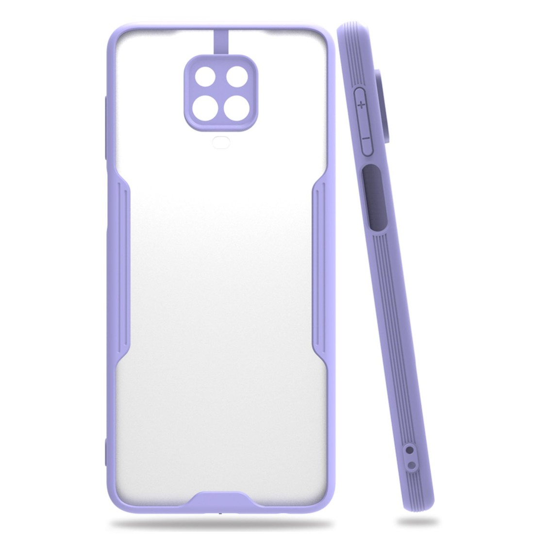  Xiaomi Redmi Note 9S Kılıf Platin Silikon - Lila