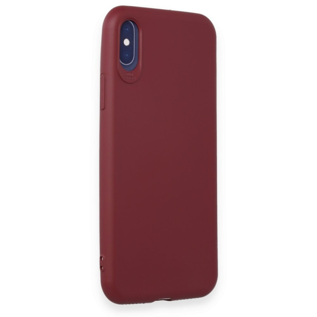  iPhone XS Kılıf First Silikon - Kiremit