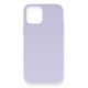  iPhone 12 Mini Kılıf Nano içi Kadife Silikon - Lila