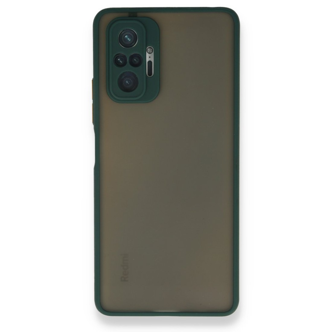  Xiaomi Redmi Note 10 Pro Kılıf Montreal Silikon Kapak - Yeşil