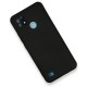  Realme C21 Kılıf Nano içi Kadife Silikon - Siyah