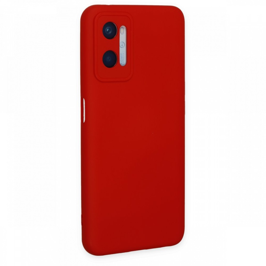 Oppo A96 Kılıf Nano içi Kadife Silikon - Kırmızı Oppo A96 Kılıf Nano içi Kadife Silikon - Kırmızı
