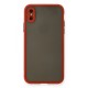 iPhone X Kılıf Montreal Silikon Kapak - Kırmızı iPhone X Kılıf Montreal Silikon Kapak - Kırmızı