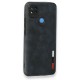  Xiaomi Redmi 9C Kılıf Loop Deri Silikon - Lacivert