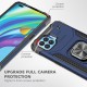 Oppo Reno 4 Lite Kılıf Zegna Yüzüklü Silikon Kapak - Mavi Oppo Reno 4 Lite Kılıf Zegna Yüzüklü Silikon Kapak - Mavi