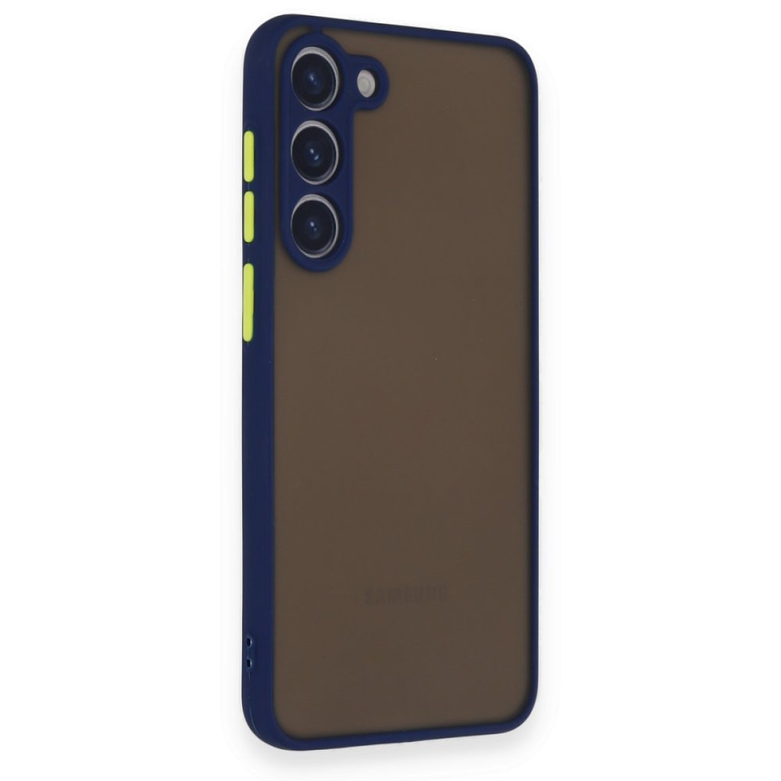  Samsung Galaxy S23 Kılıf Montreal Silikon Kapak - Lacivert