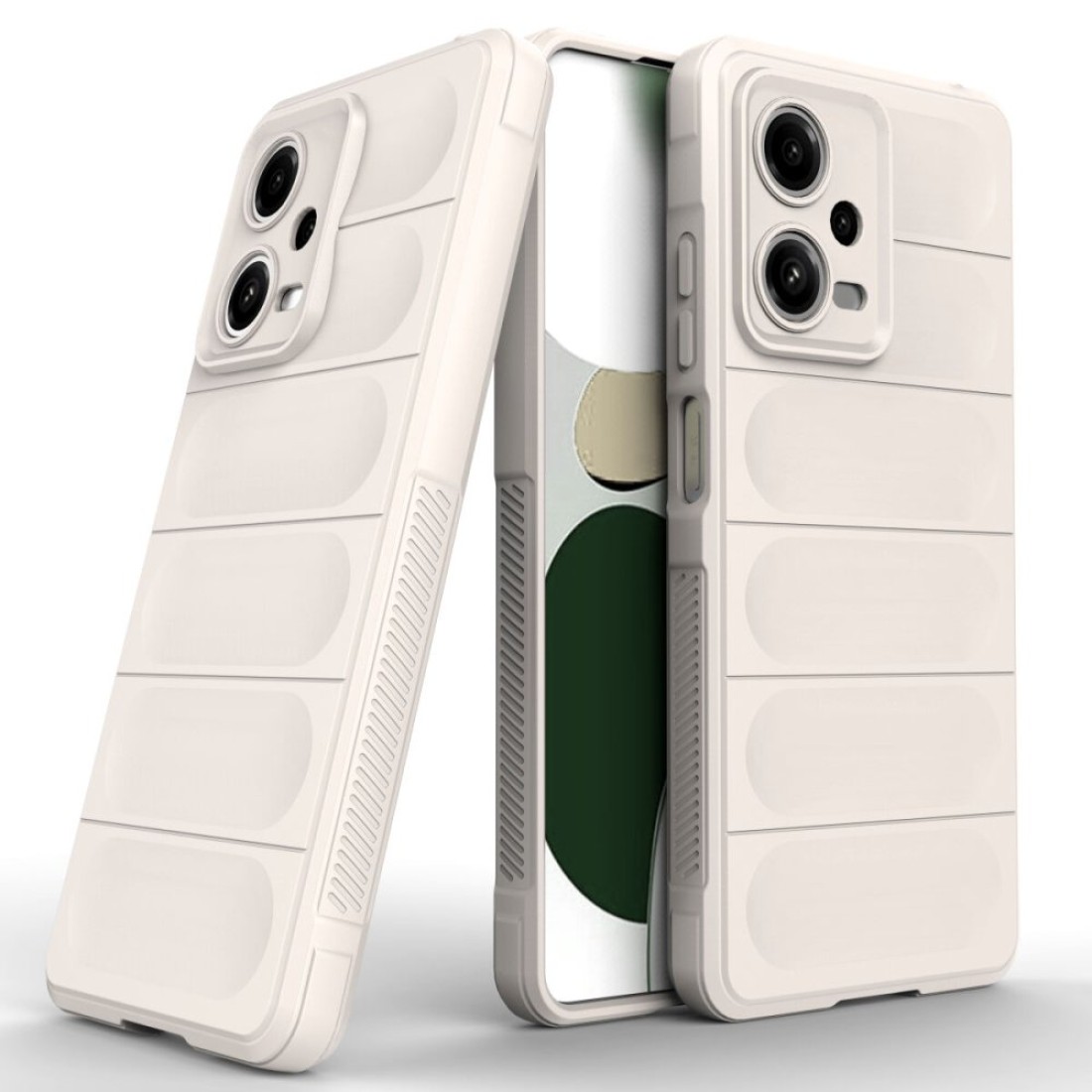  Xiaomi Poco X5 Pro 5G Kılıf Optimum Silikon - Krem