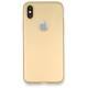  iPhone XS Kılıf First Silikon - Gold