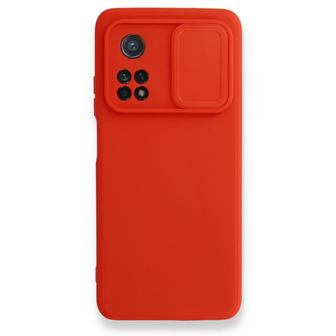  Xiaomi Mi 10T Pro Kılıf Color Lens Silikon - Kırmızı