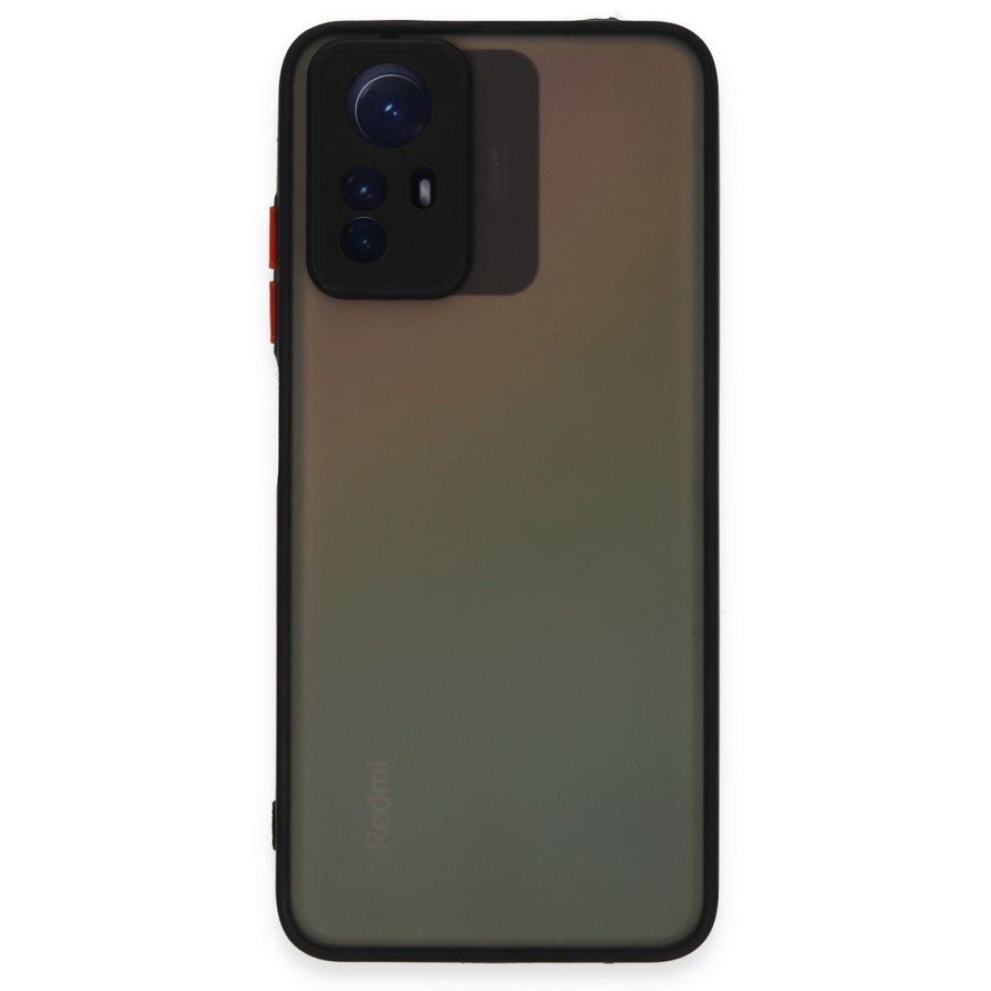  Xiaomi Redmi Note 12S Kılıf Montreal Silikon Kapak - Siyah