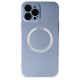  iPhone 12 Pro Kılıf Jack Magneticsafe Lens Silikon - Sierra Blue