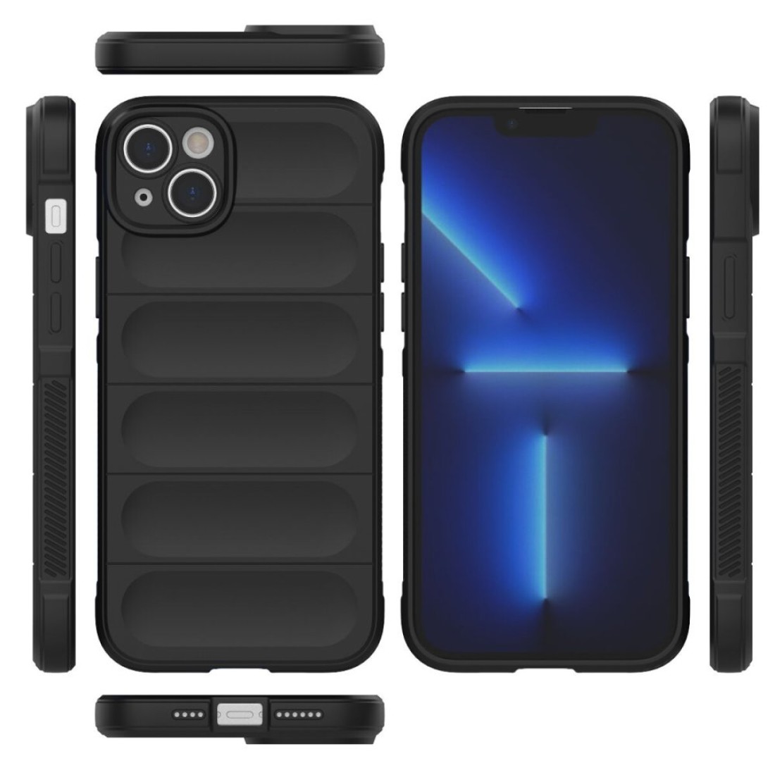 iPhone 15 Kılıf Optimum Silikon - Siyah iPhone 15 Kılıf Optimum Silikon - Siyah