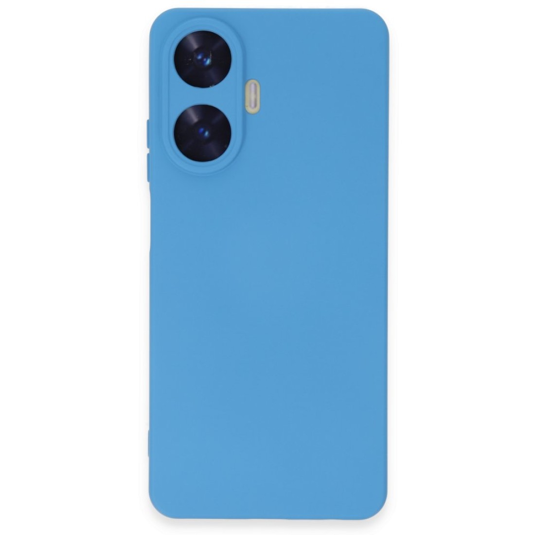 Realme C55 Kılıf Nano içi Kadife Silikon - Mavi Realme C55 Kılıf Nano içi Kadife Silikon - Mavi