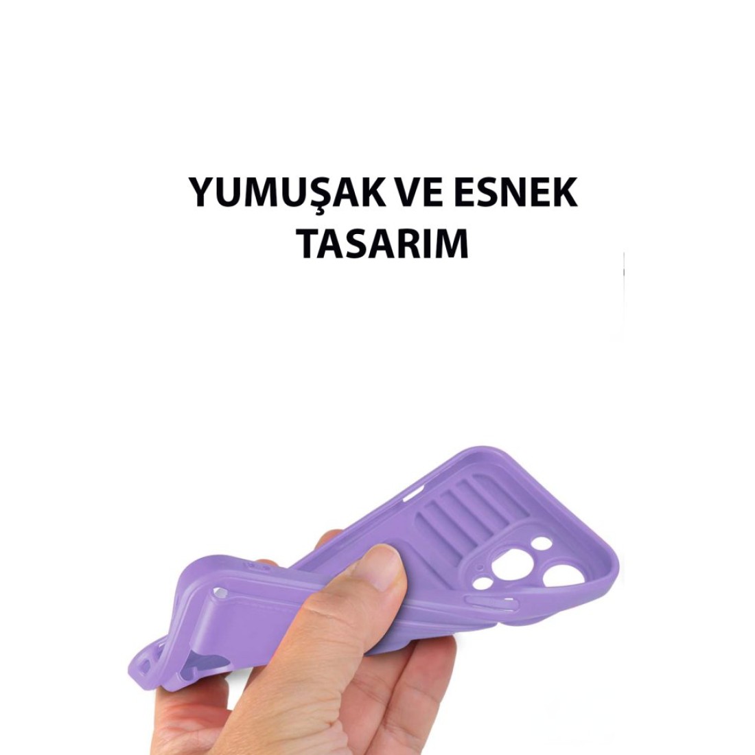  Samsung Galaxy A55 5G Kılıf Zuma Kartvizitli Yüzüklü Silikon - Kırmızı
