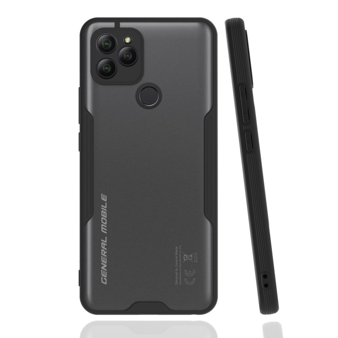  General Mobile GM 21 Kılıf Platin Silikon - Siyah