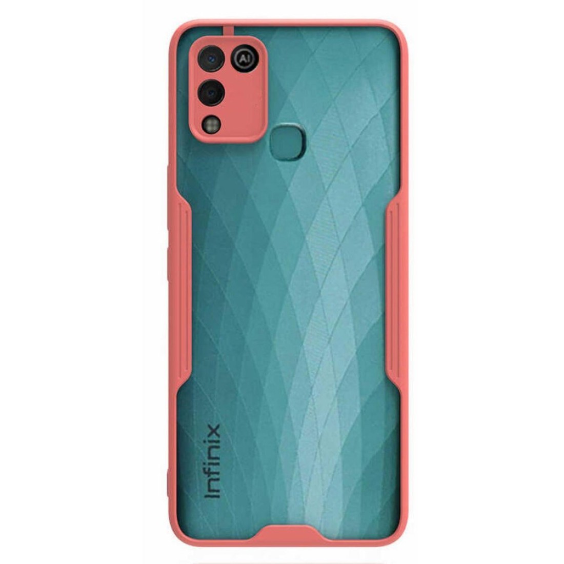 İnfinix Hot 10 Play Kılıf Platin Silikon - Pembe