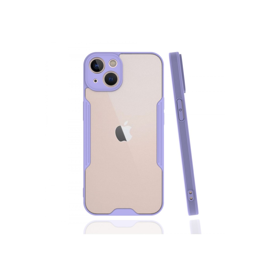  iPhone 13 Kılıf Platin Silikon - Lila