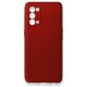  Oppo Reno 5 Kılıf First Silikon - Bordo