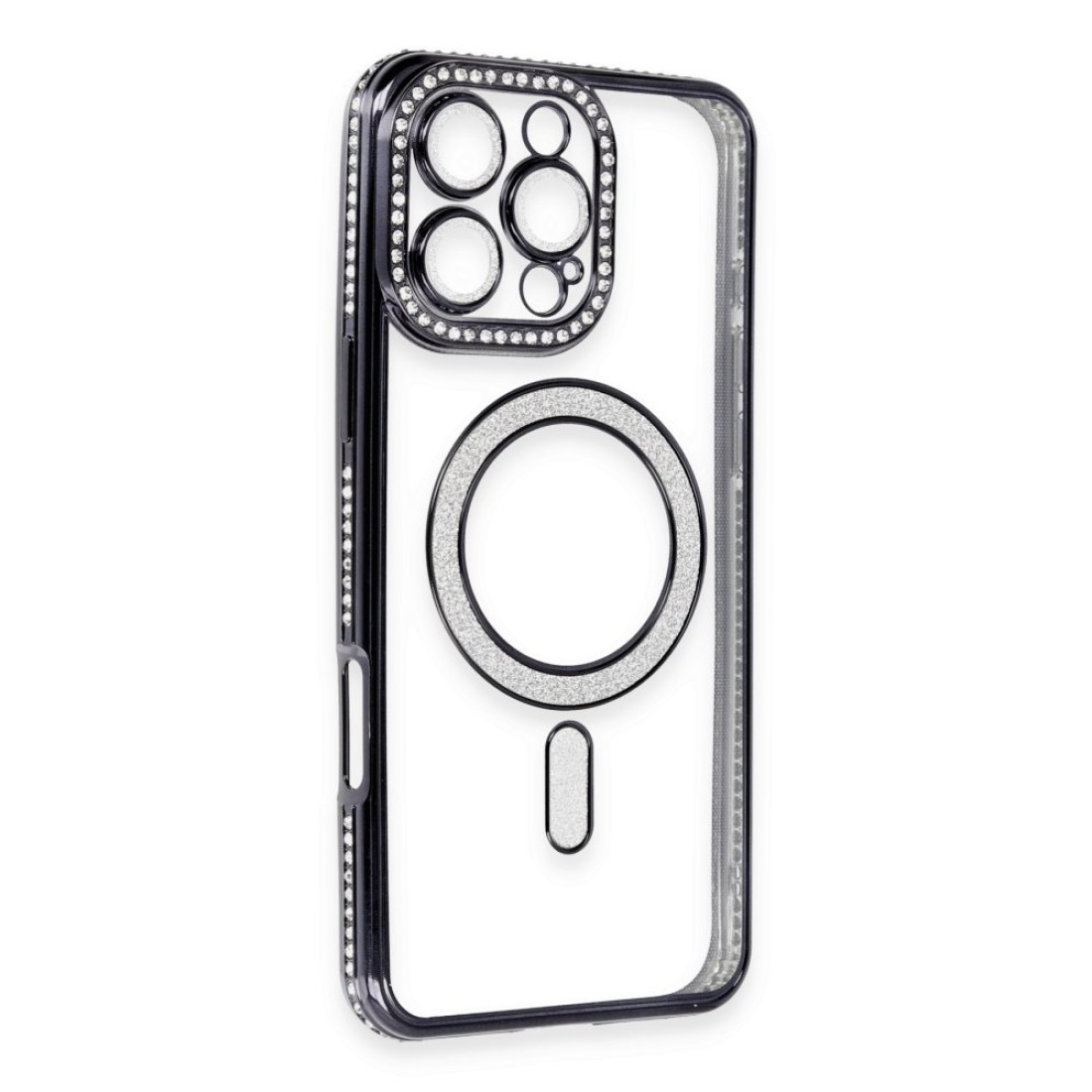 iPhone 16 Pro Kılıf Joke Simli Magneticsafe Kılıf - Gri iPhone 16 Pro Kılıf Joke Simli Magneticsafe Kılıf - Gri