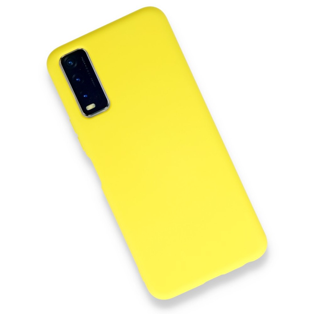  Vivo Y11S Kılıf Nano içi Kadife Silikon - Sarı