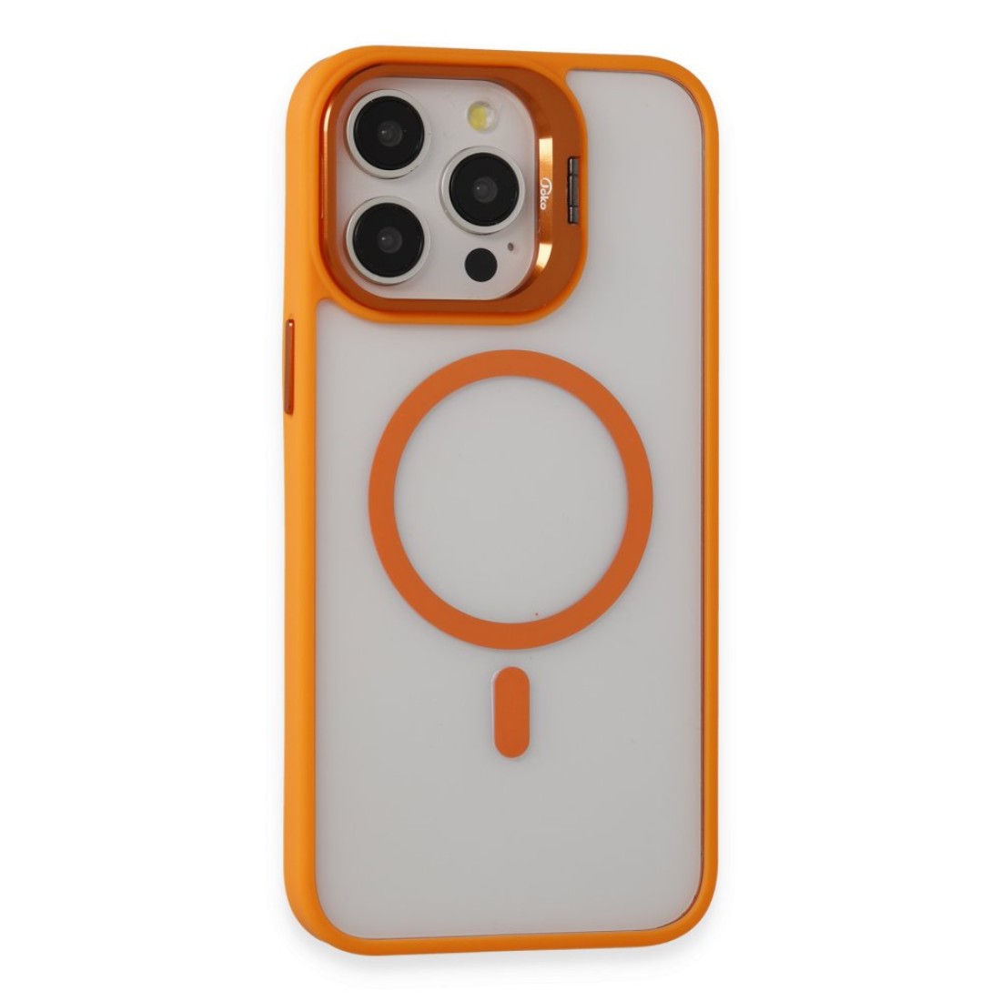 Joko iPhone 15 Pro Max Kılıf Roblox Lens Magsafe Standlı Kapak - Turuncu