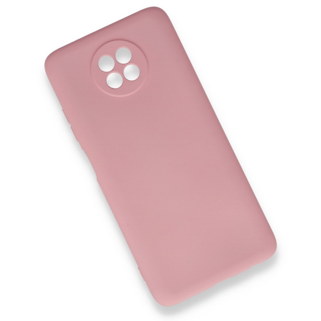 Xiaomi Redmi Note 9 5G Kılıf Nano içi Kadife Silikon - Pembe Xiaomi Redmi Note 9 5G Kılıf Nano içi Kadife Silikon - Pembe