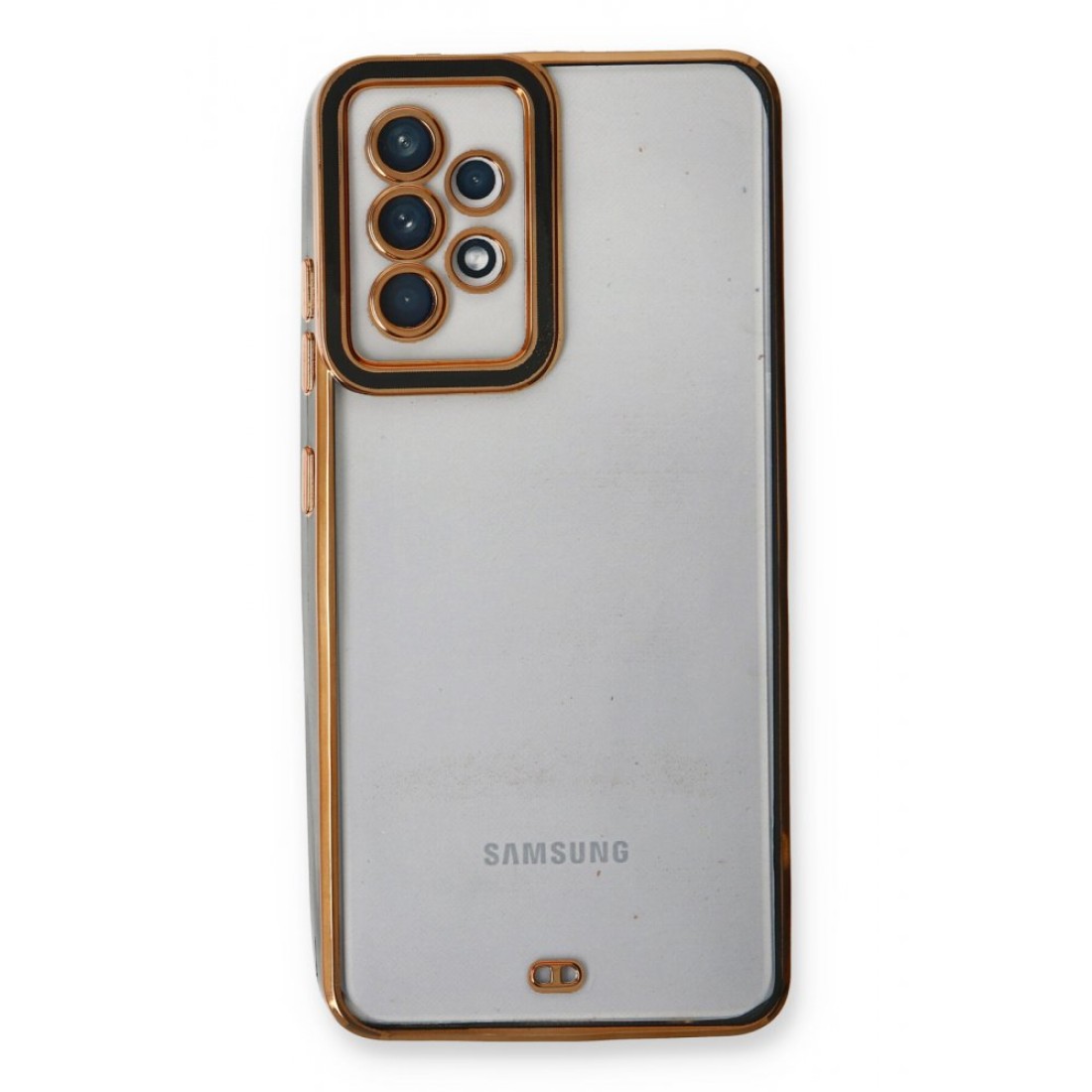  Samsung Galaxy A23 4G Kılıf Liva Lens Silikon - Siyah