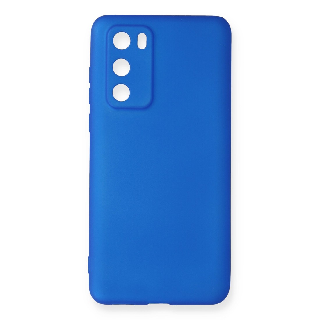Huawei P40 Kılıf First Silikon - Mavi Huawei P40 Kılıf First Silikon - Mavi