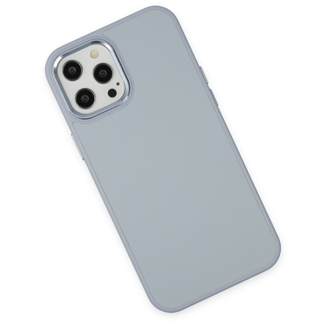  iPhone 12 Pro Kılıf Asya Deri Silikon - Sierra Blue
