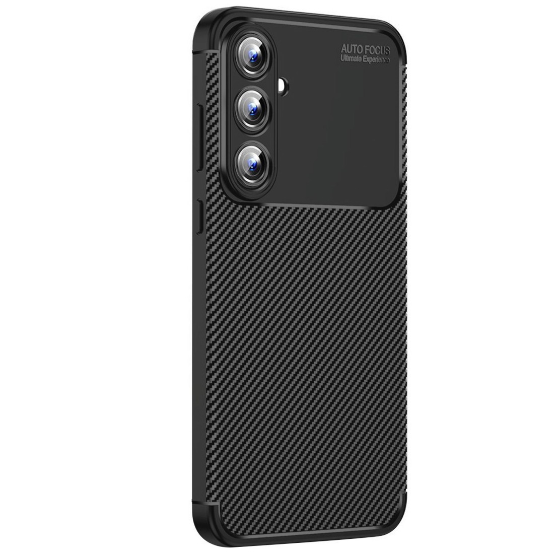  Samsung Galaxy A16 5G Kılıf Auto Focus Karbon Kapak - Siyah