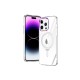 iPhone 14 Pro Kılıf Mudo Magneticsafe Standlı Kapak - Şeffaf iPhone 14 Pro Kılıf Mudo Magneticsafe Standlı Kapak - Şeffaf
