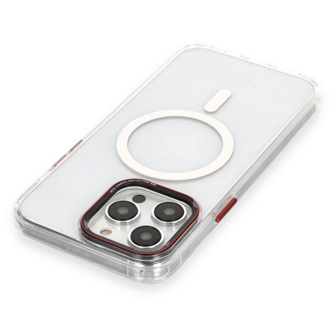  iPhone 14 Pro Max Kılıf Dinamik Magneticsafe Silikon - Şeffaf