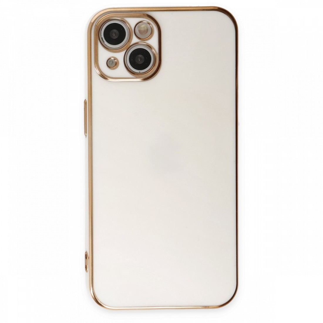  iPhone 13 Kılıf Volet Silikon - Beyaz